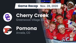 Recap: Cherry Creek  vs. Pomona  2020