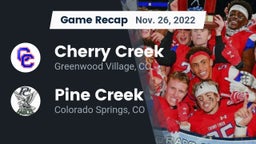 Recap: Cherry Creek  vs. Pine Creek  2022