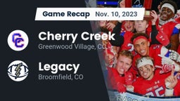 Recap: Cherry Creek  vs. Legacy   2023