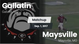 Matchup: Gallatin  vs. Maysville  2017
