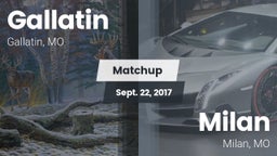 Matchup: Gallatin  vs. Milan  2017