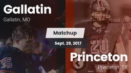 Matchup: Gallatin  vs. Princeton  2017