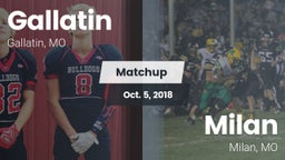 Matchup: Gallatin  vs. Milan  2018