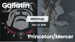 Matchup: Gallatin  vs. Princeton/Mercer 2018