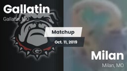 Matchup: Gallatin  vs. Milan  2019