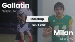 Matchup: Gallatin  vs. Milan  2020