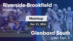 Matchup: Riverside-Brookfield vs. Glenbard South  2016
