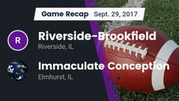 Recap: Riverside-Brookfield  vs. Immaculate Conception  2017
