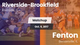 Matchup: Riverside-Brookfield vs. Fenton  2017