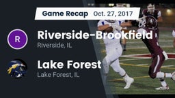 Recap: Riverside-Brookfield  vs. Lake Forest  2017