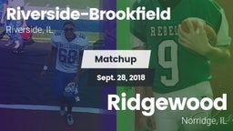 Matchup: Riverside-Brookfield vs. Ridgewood  2018