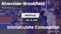 Matchup: Riverside-Brookfield vs. Immaculate Conception  2018
