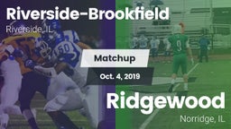 Matchup: Riverside-Brookfield vs. Ridgewood  2019