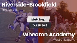 Matchup: Riverside-Brookfield vs. Wheaton Academy  2019
