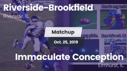 Matchup: Riverside-Brookfield vs. Immaculate Conception  2019