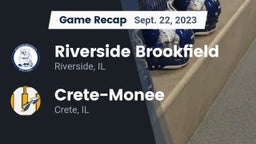 Recap: Riverside Brookfield  vs. Crete-Monee  2023