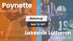 Matchup: Poynette  vs. Lakeside Lutheran  2017