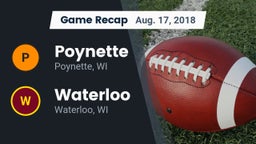 Recap: Poynette  vs. Waterloo  2018