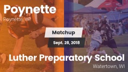 Matchup: Poynette  vs. Luther Preparatory School 2018