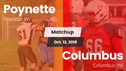 Matchup: Poynette  vs. Columbus  2018
