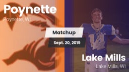 Matchup: Poynette  vs. Lake Mills  2019