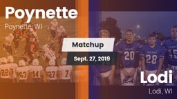Matchup: Poynette  vs. Lodi  2019