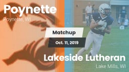 Matchup: Poynette  vs. Lakeside Lutheran  2019