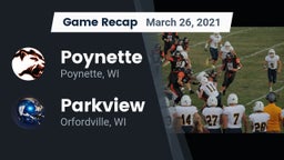 Recap: Poynette  vs. Parkview  2021