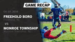 Recap: Freehold Boro  vs. Monroe Township  2016