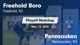 Matchup: Freehold Boro High vs. Pennsauken  2016