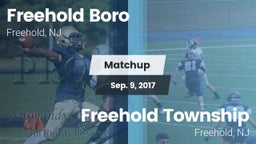 Matchup: Freehold Boro High vs. Freehold Township  2017