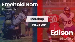 Matchup: Freehold Boro High vs. Edison  2017