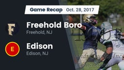 Recap: Freehold Boro  vs. Edison  2017