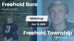 Matchup: Freehold Boro High vs. Freehold Township  2018