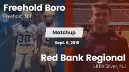 Matchup: Freehold Boro High vs. Red Bank Regional  2019
