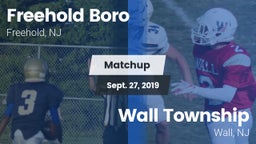 Matchup: Freehold Boro High vs. Wall Township  2019