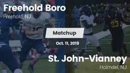 Matchup: Freehold Boro High vs. St. John-Vianney  2019