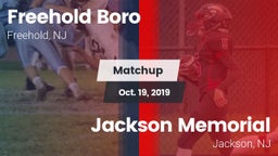 Matchup: Freehold Boro High vs. Jackson Memorial  2019