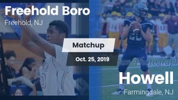 Matchup: Freehold Boro High vs. Howell  2019