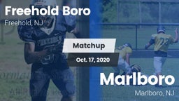 Matchup: Freehold Boro High vs. Marlboro  2020