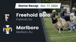 Recap: Freehold Boro  vs. Marlboro  2020