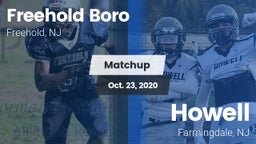 Matchup: Freehold Boro High vs. Howell  2020