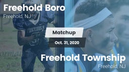 Matchup: Freehold Boro High vs. Freehold Township  2020