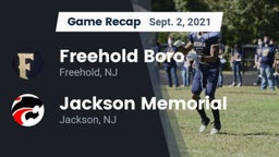 Recap: Freehold Boro  vs. Jackson Memorial  2021