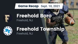 Recap: Freehold Boro  vs. Freehold Township  2021
