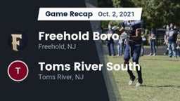 Recap: Freehold Boro  vs. Toms River South  2021