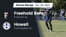 Recap: Freehold Boro  vs. Howell  2021
