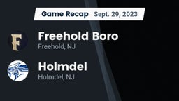 Recap: Freehold Boro  vs. Holmdel  2023