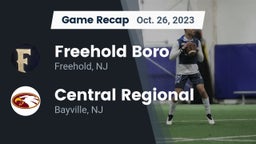 Recap: Freehold Boro  vs. Central Regional  2023