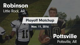Matchup: Robinson  vs. Pottsville  2016